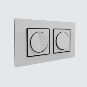 Elena switch with cute silver plate
